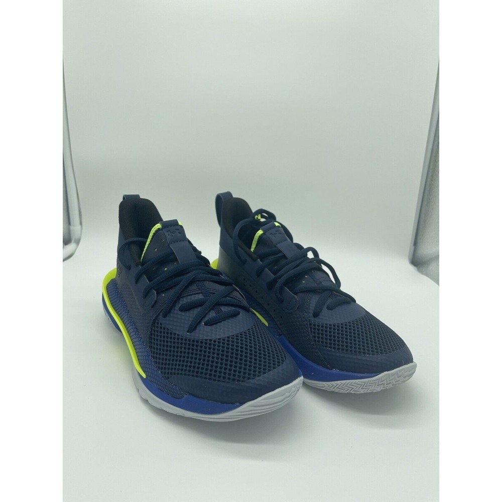 Under Armour Curry 7 Big Kids 'Dub Nation' - Size 4Y / 5.5W - Brand New w box
